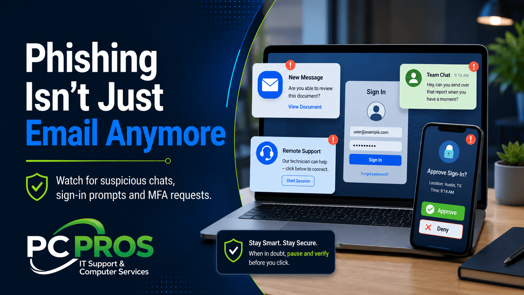 Phishing Isn’t Just Email Anymore: What Small Businesses Need to Watch For